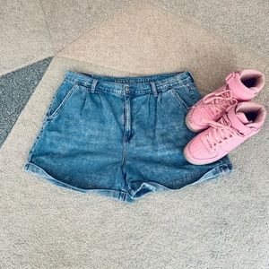 American Eagle Denim Mom Shorts